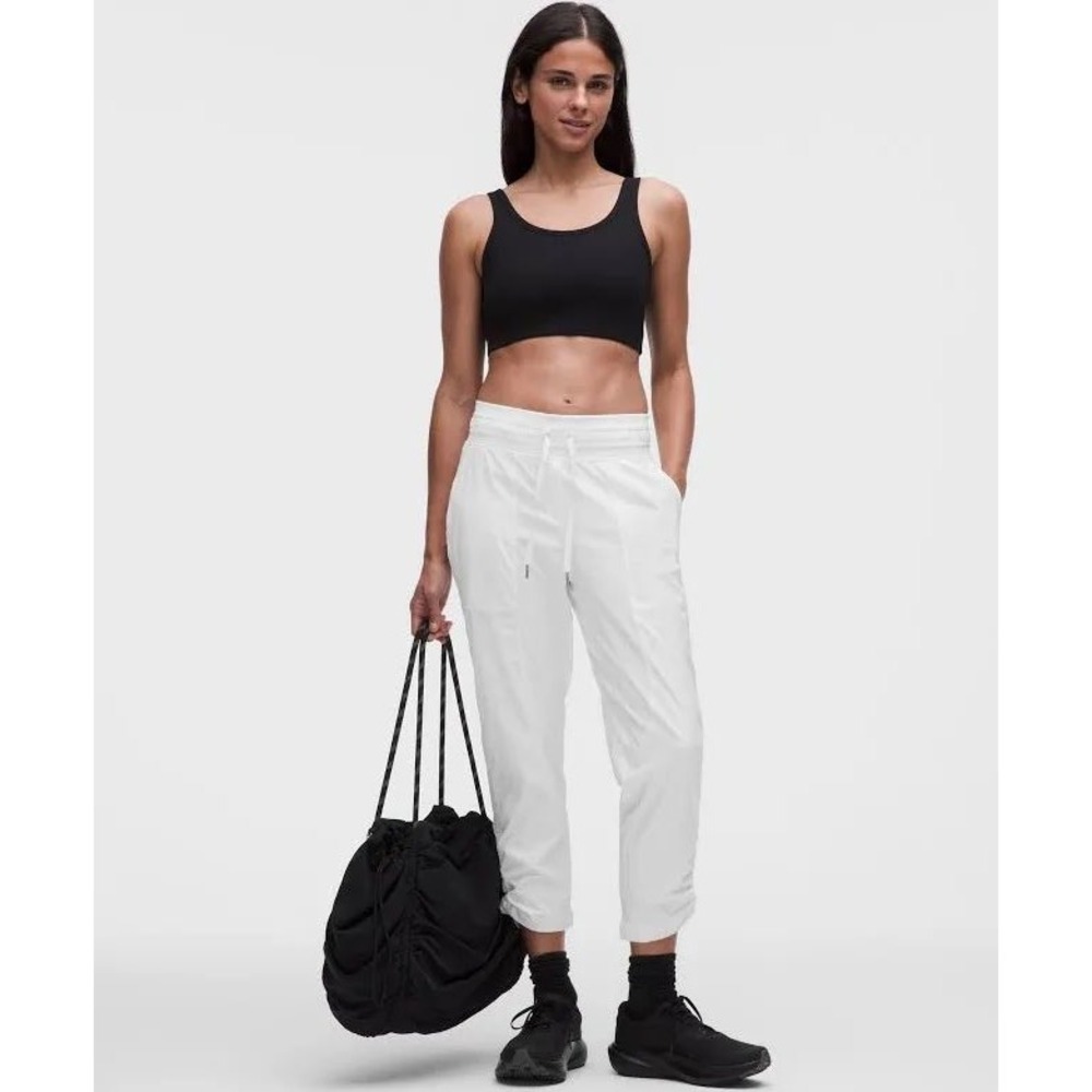 Lululemon Dance Studio Mid-Rise Cropped Pant White Size 2 LW6CLWS.0